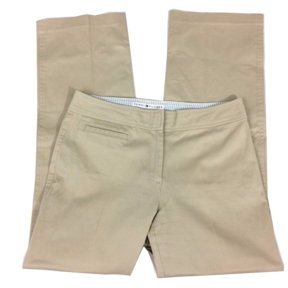 Tommy Hilfiger Y2K Khaki Stretch Casual Pants - Picture 1 of 7
